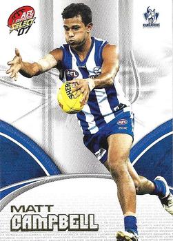 2007 Select AFL Supreme #102 Matt Campbell Front